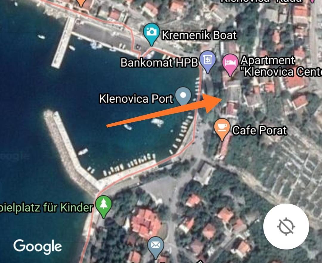 Riva Apartman Klenovica Kültér fotó